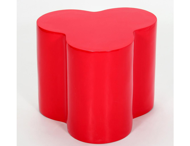 Colbert Lamp Table Red